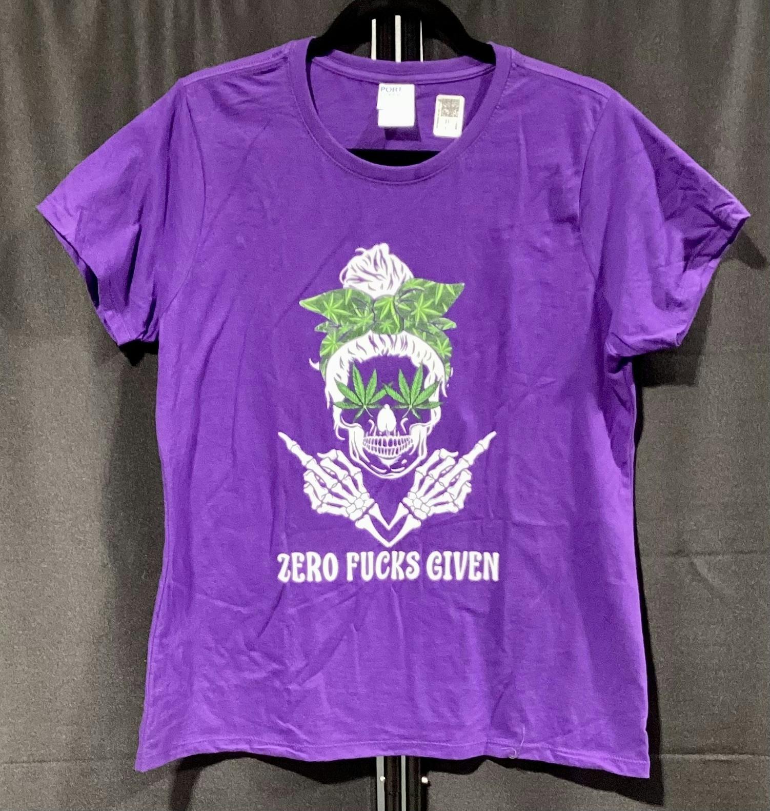 Monster Print Short Sleeved T Shirts Purple