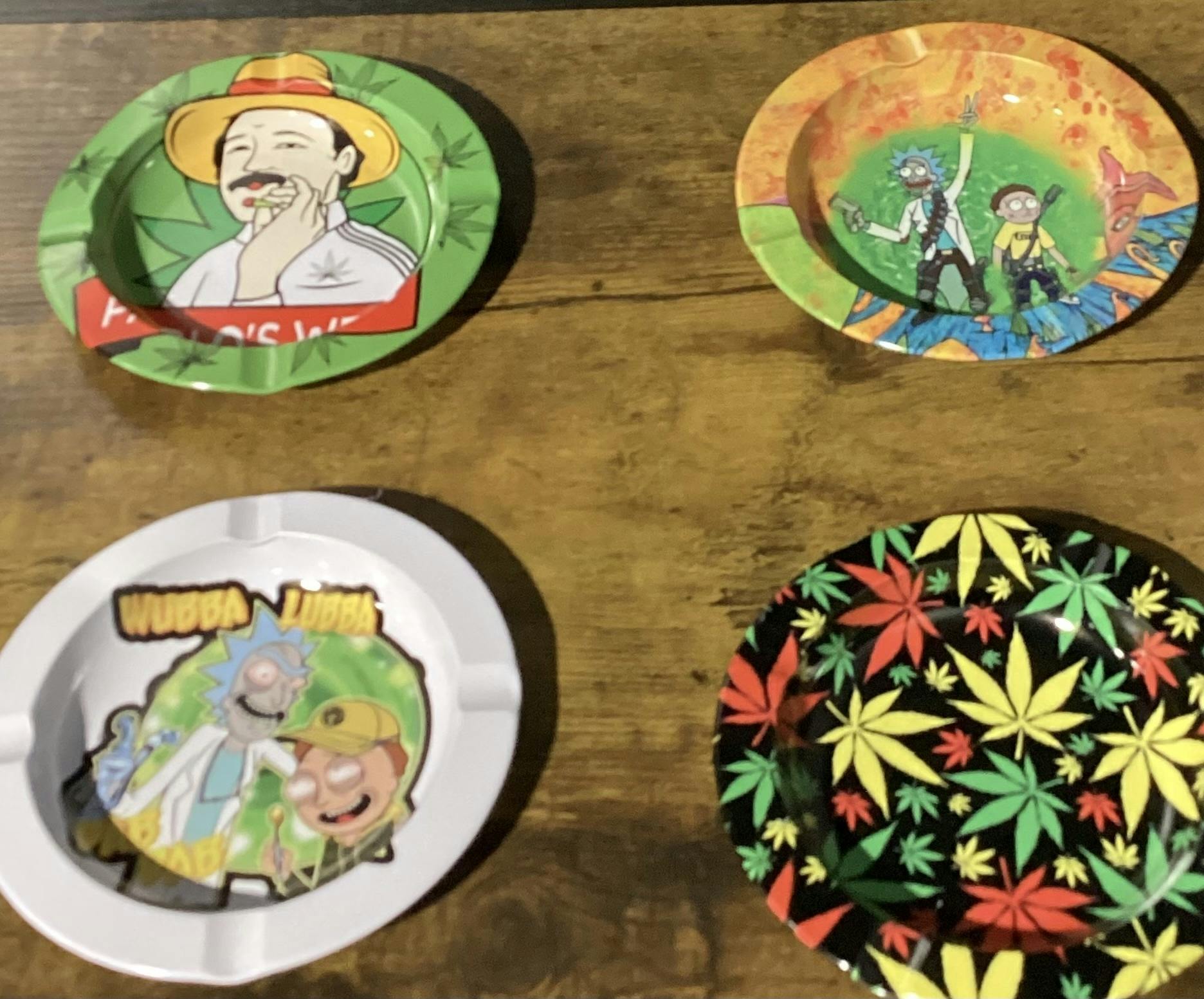 Metal Graphic Weed Ashtray at Apogee Dispensary - Sunland Park