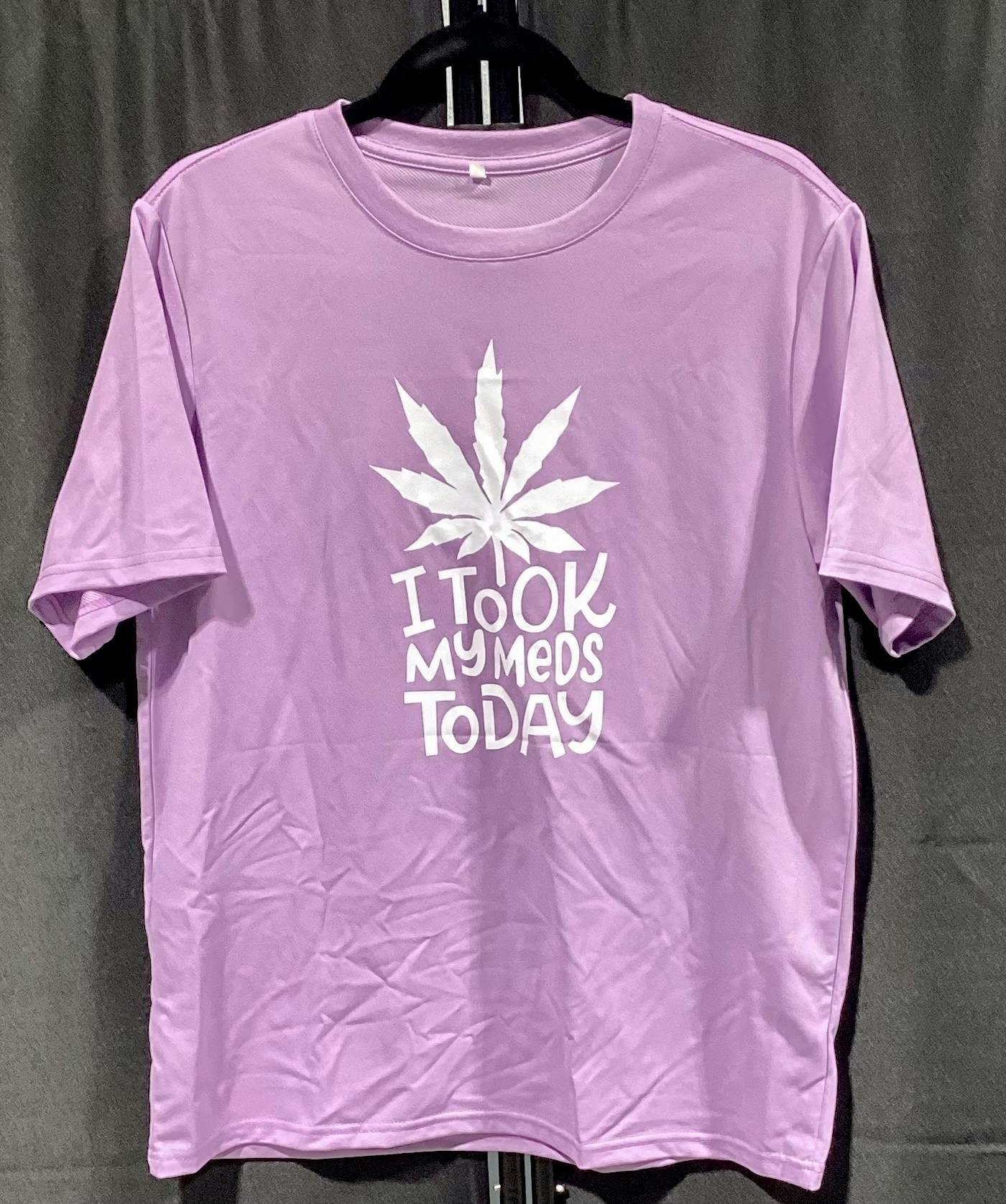I Took My Meds Today Grape T Shirt Small