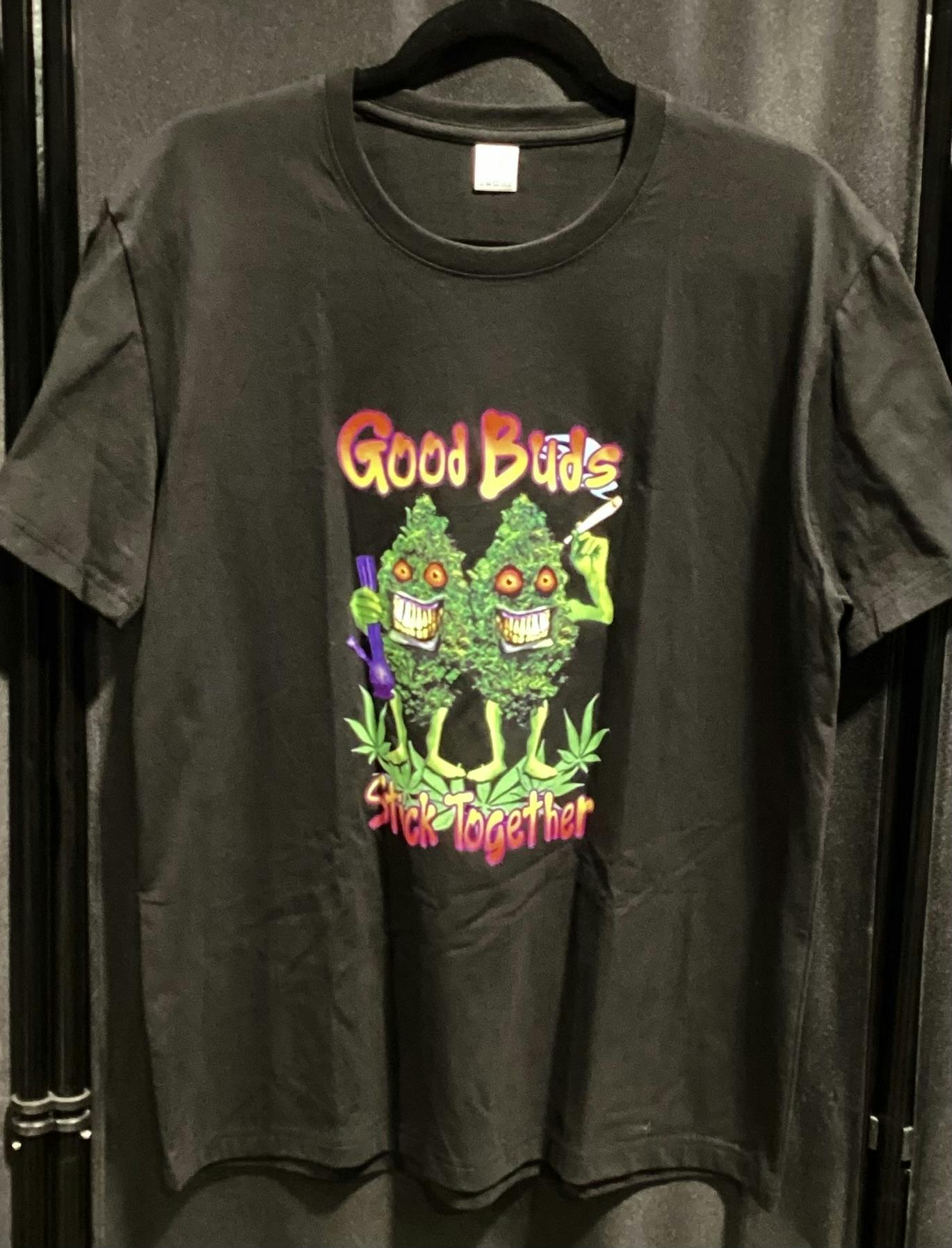 Mens Loose Black T Shirt Large