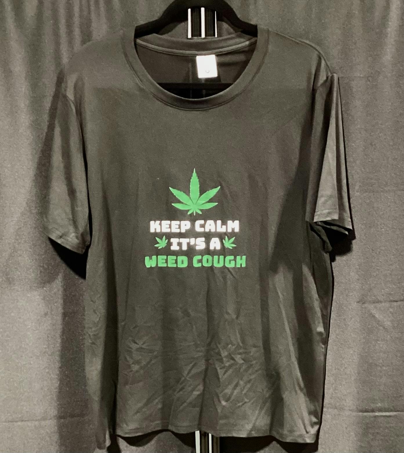 Keep Calm and Maple Leaf Black Medium