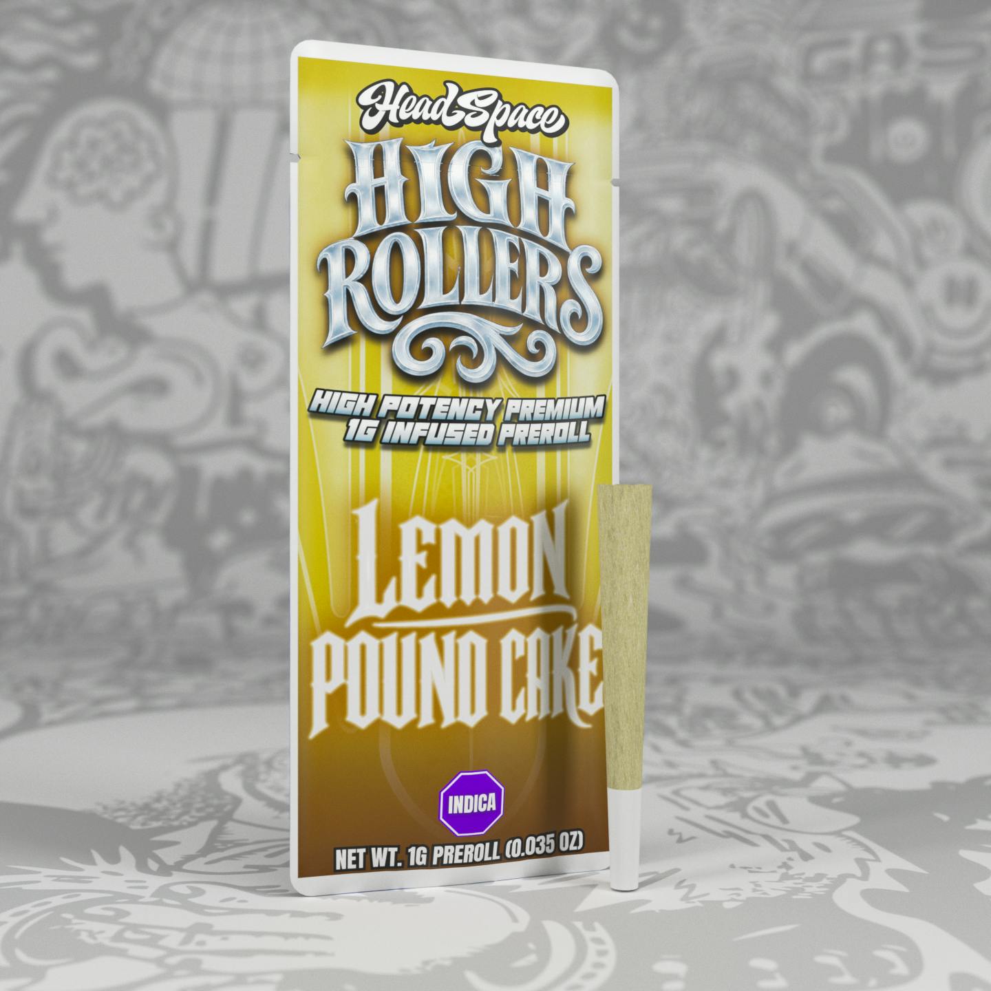 HeadSpace - Lemon Pound Cake High Roller at Apogee Dispensary - Sunland Park