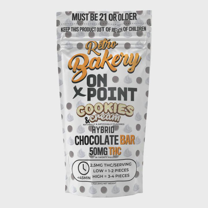 Cookies & Cream White Chocolate Bar | Retro Bakery |
