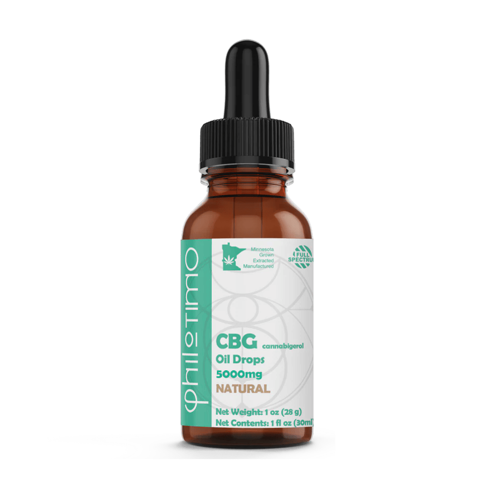 CBG Oil Drops | Natural | 5000mg | Philotimo |