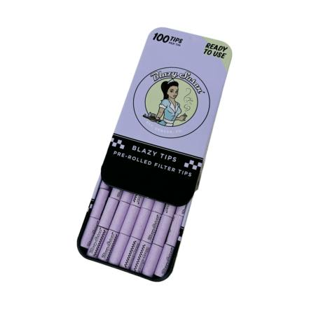 Purple Filter Tips | Tin | Blazy Susan |
