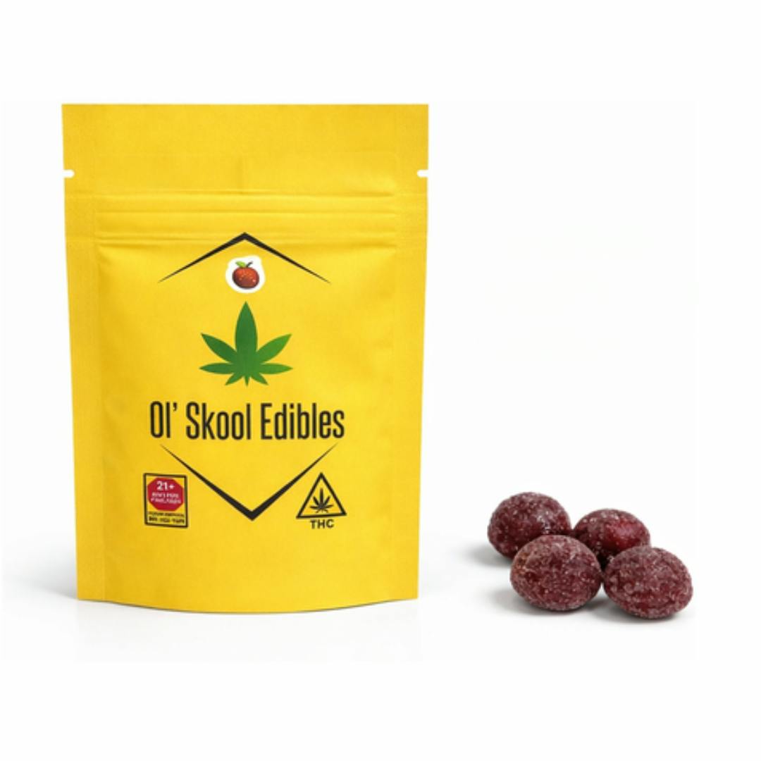 Passion Fruit Jolly Drops | Ol' Skool Edibles |