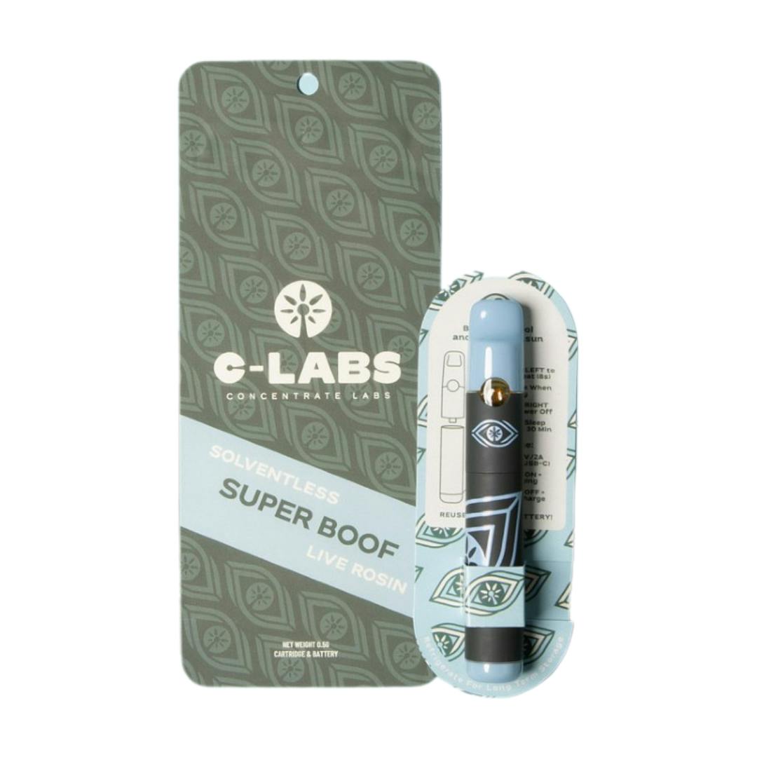 Super Boof | Live Rosin Disposable | C-Labs | at Black Bear Weed DIspensary Winona