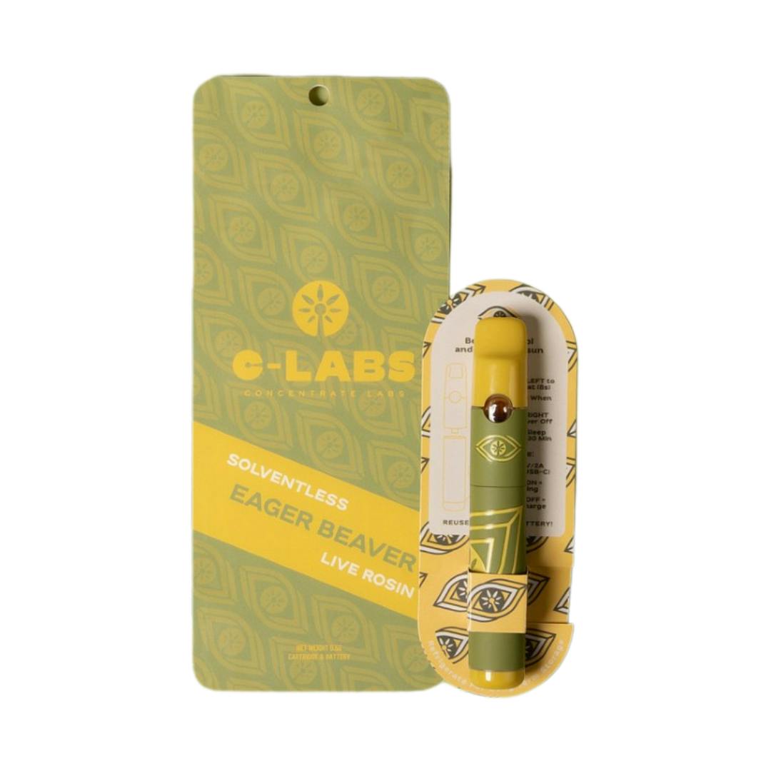 Eager Beaver | Live Rosin Disposable | C-Labs | at Black Bear Weed DIspensary Winona