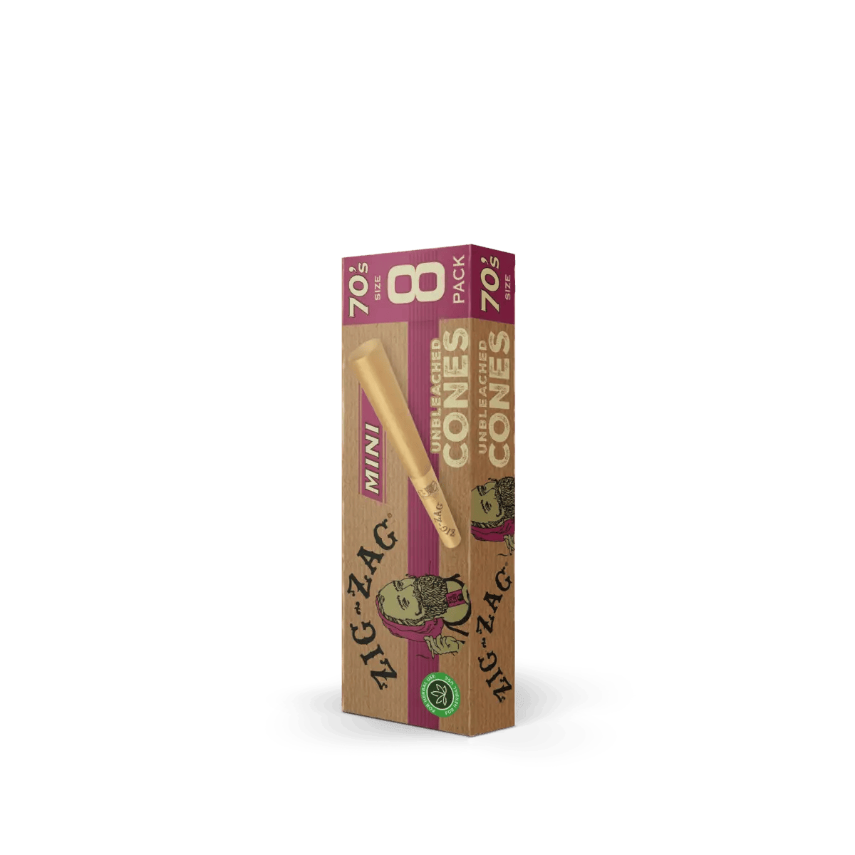 LB | ZIG-ZAG 70'S MINI UNBLEACHED CONES