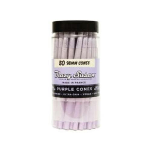 Purple Pre-Rolled Cones 98mm (50 Pack)