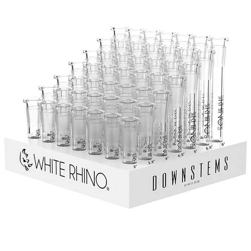 3-6" Assorted 19/14mm Glass Downstem