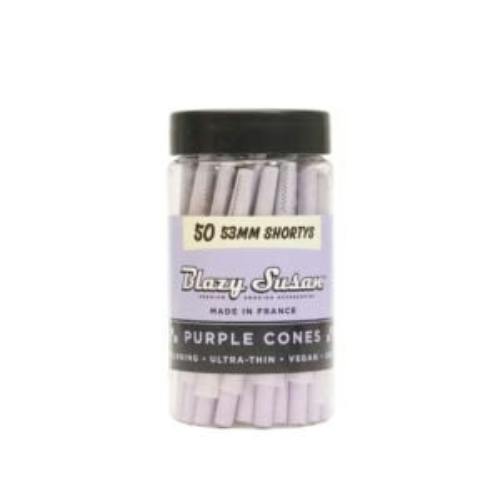 Purple Pre-Rolled Cones 53mm (50 Pack)