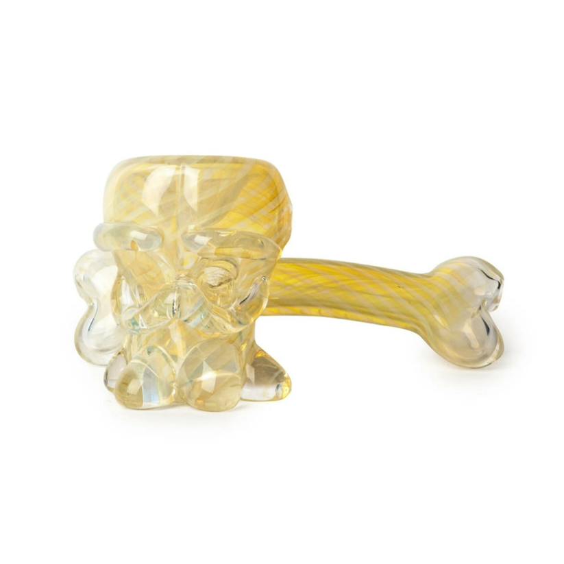 6.5" Skull & Bone Sidecar Hand Pipe