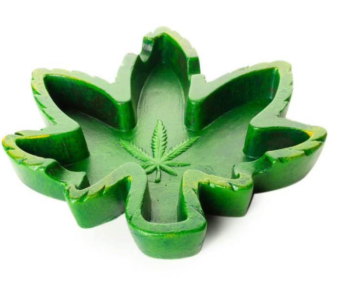Cannabis Leaf Ashtray