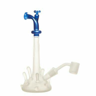 8" Tap Sandblasted Rig w/ Banger - Assorted