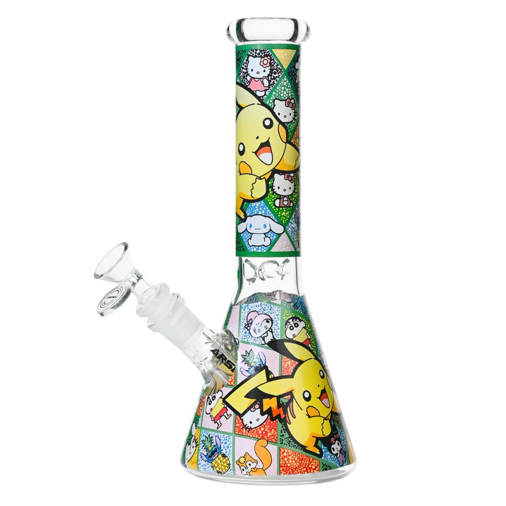 10" Cartoon Collage Bong