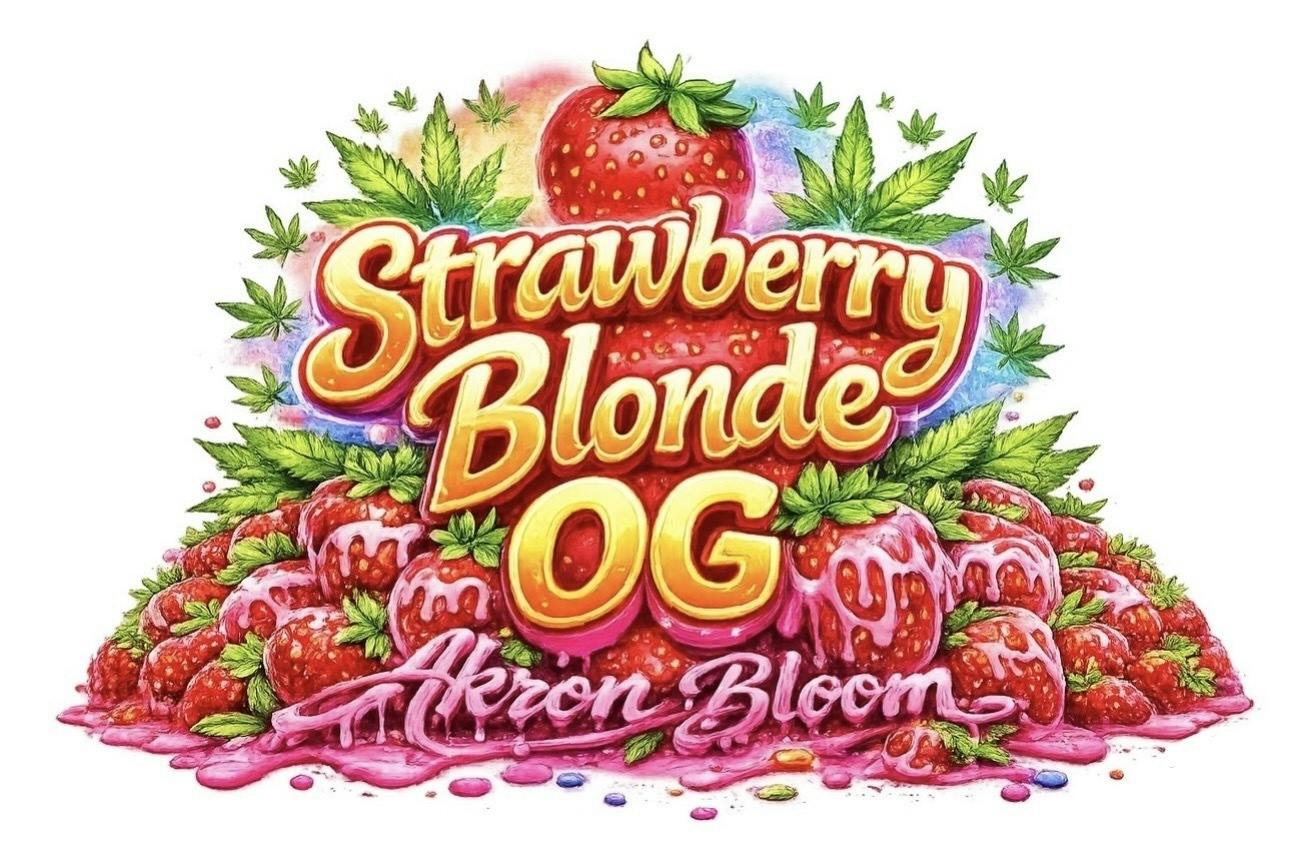 Akron Bloom- Flower (H) - Strawberry Blonde OG