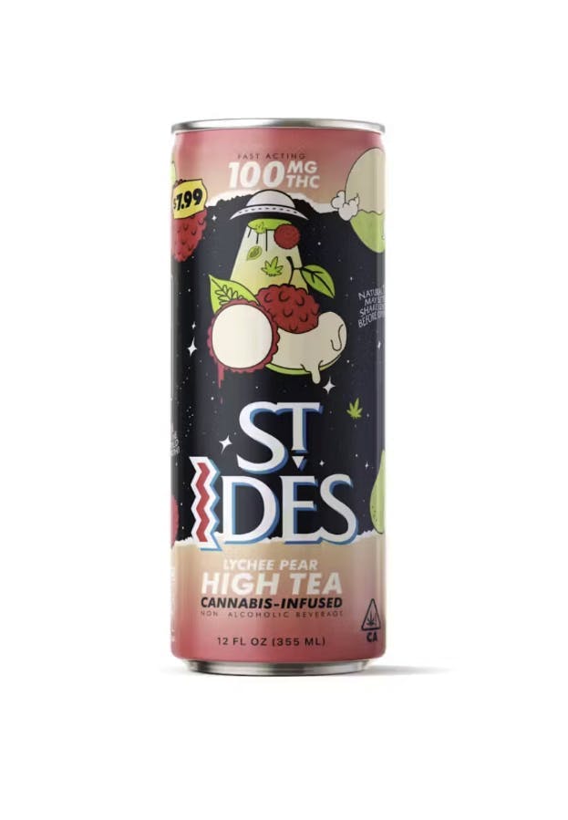 St Ides - Pear Lychee Tea - 100mg - 100mg Drink