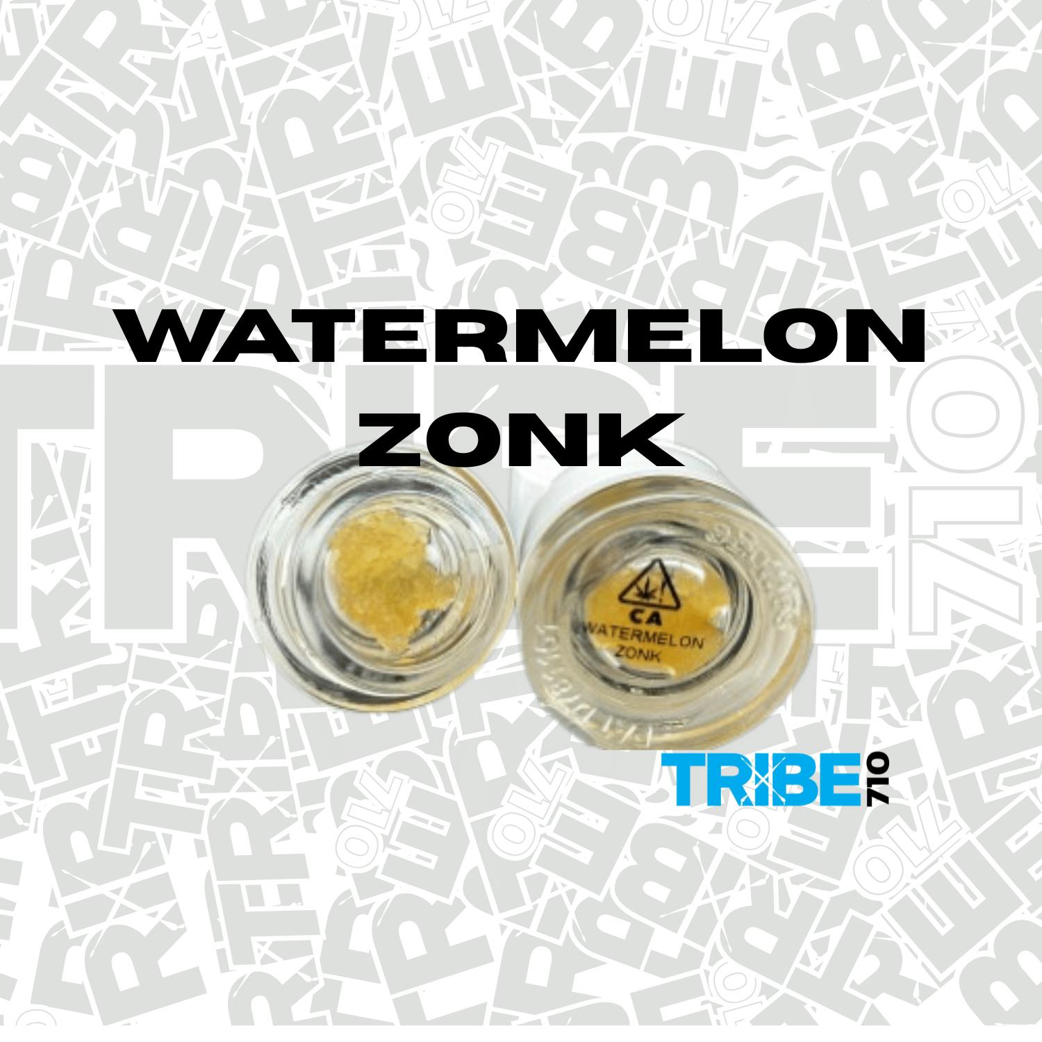 Tribe 710 - Watermelon Zonk - 1g Cured Resin Batter - Batter - Indica Dom