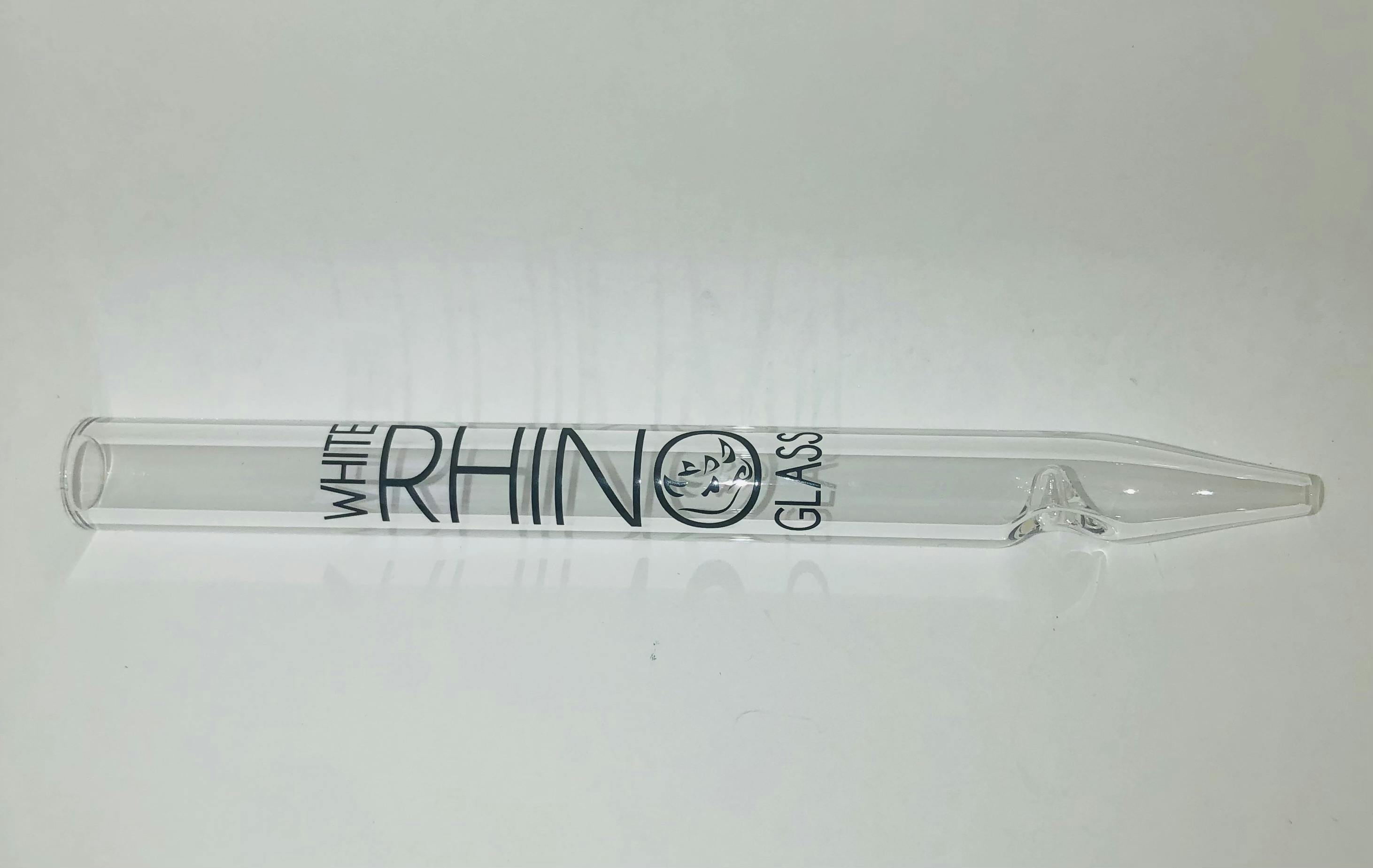 LB: White Rhino Glass Straw