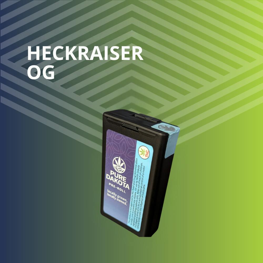 Heckraiser OG Pre Rolls [5pk] at Pure Dakota Health of Bismarck