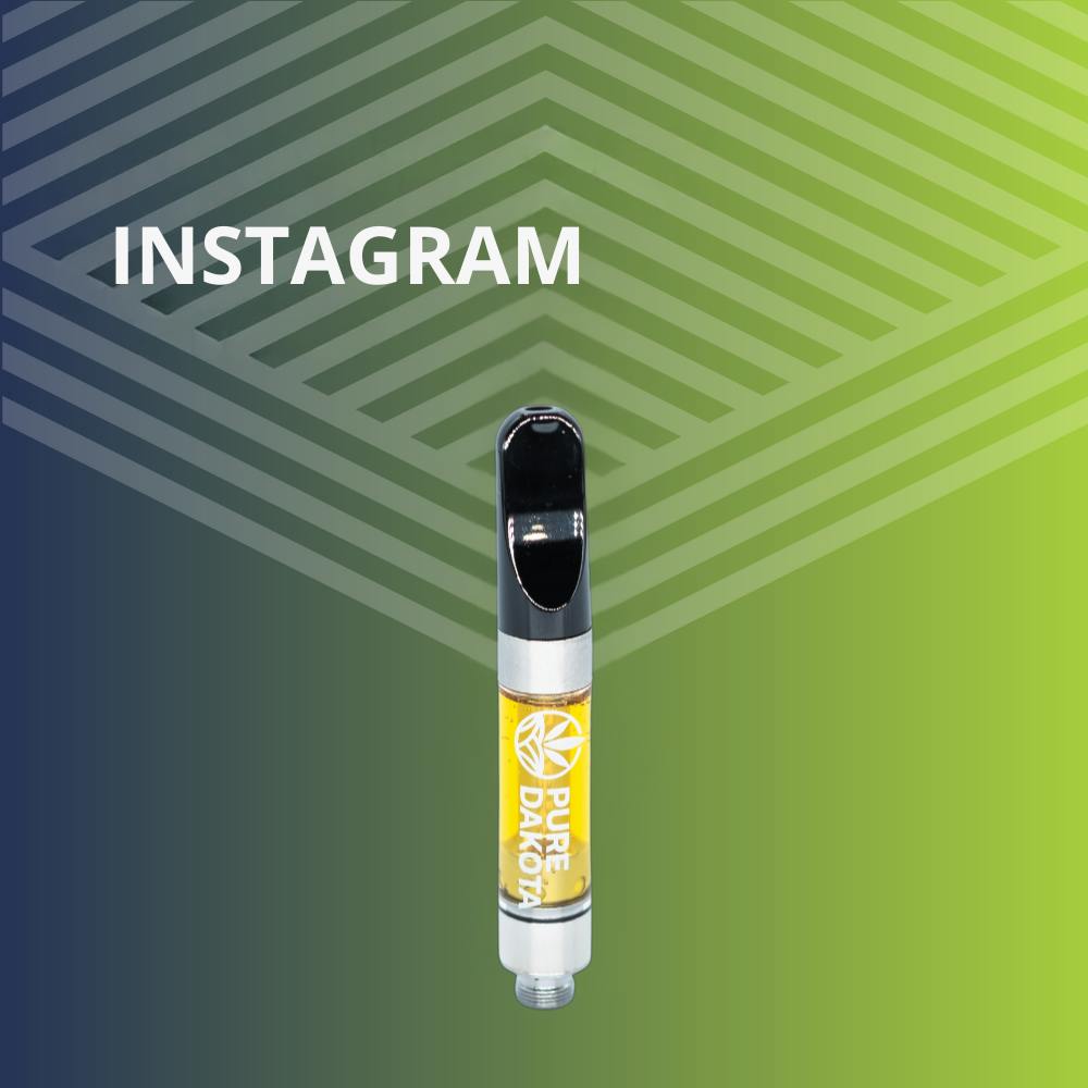 Instagram Distillate Cartridge at Pure Dakota Health Williston Dispensary