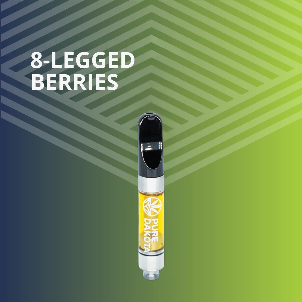 8-Legged Berries Distillate Cartridge at Pure Dakota Health Williston Dispensary