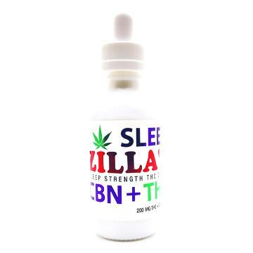ZILLAS SLEEP STRENGTH FULL SPECTRUM 2000MG THC:CBD:CBN:CBG DROPS REC