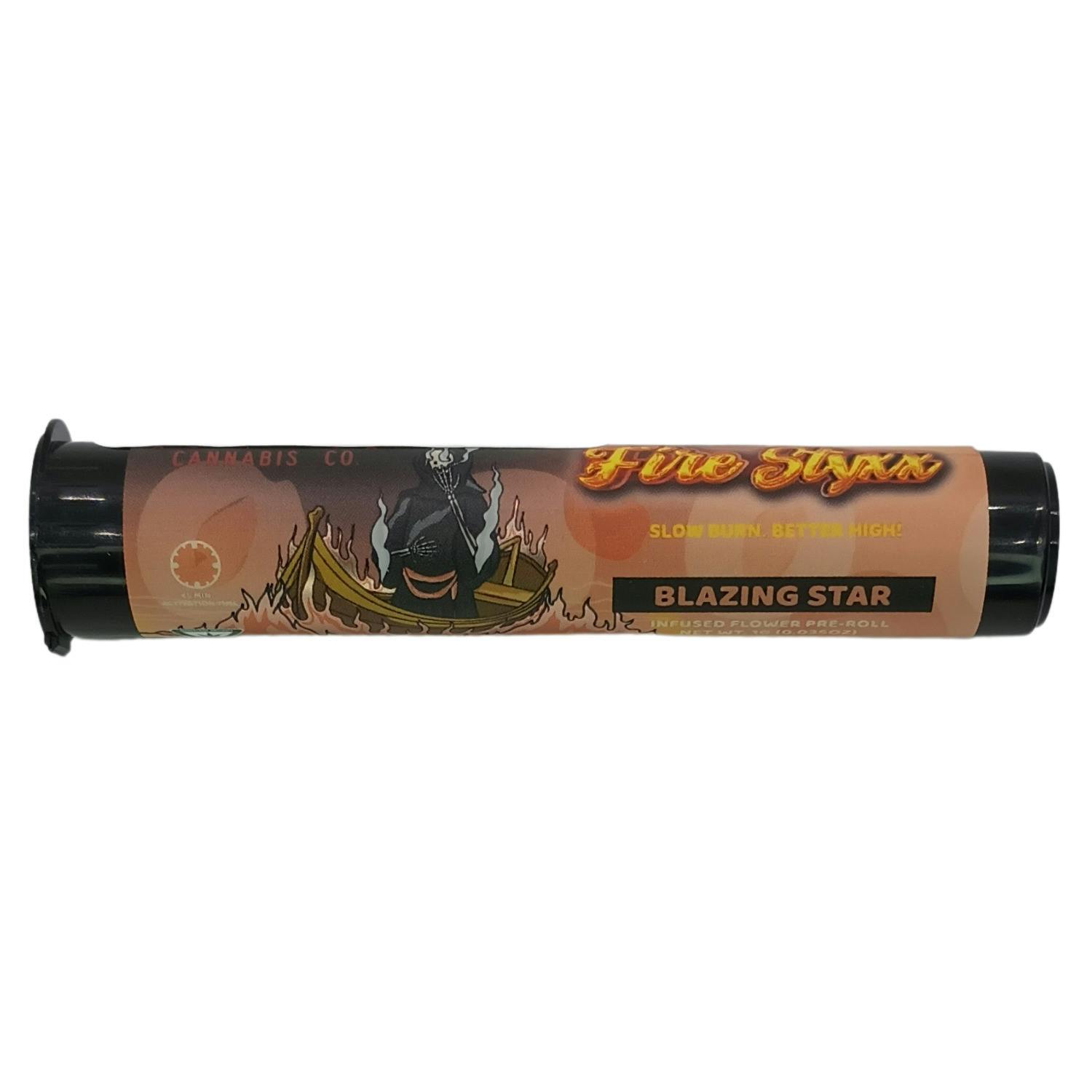 FIRE STYXX BLAZING STAR 1G INFUSED PREROLL REC