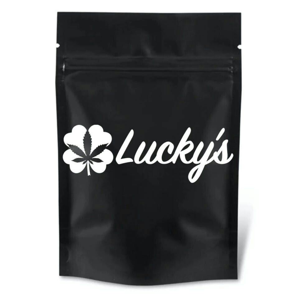 LUCKYS BUBBLEGUM SHERB 28G PREPACKED SHAKE REC