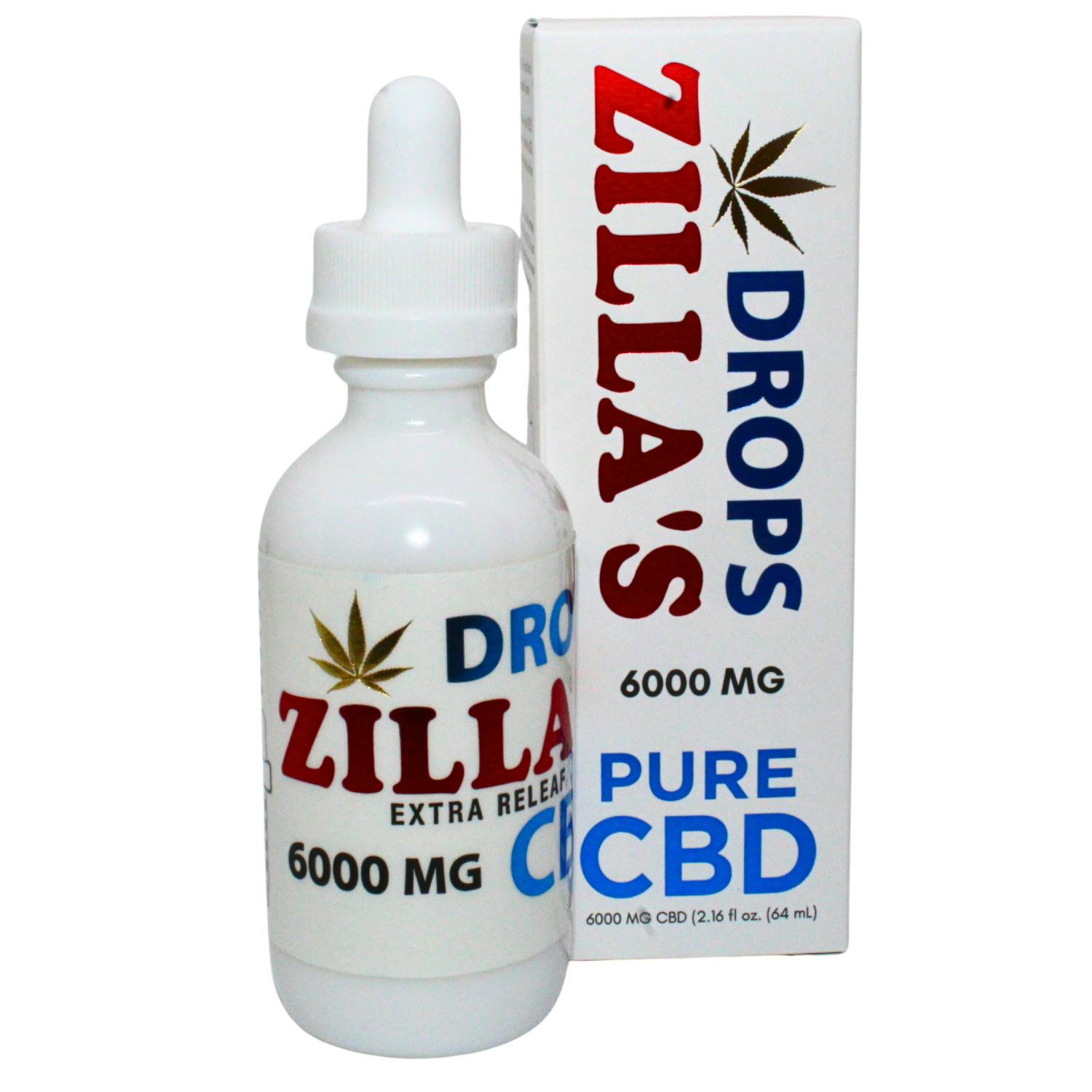ZILLAS PURE CBD 6000MG DROPS REC