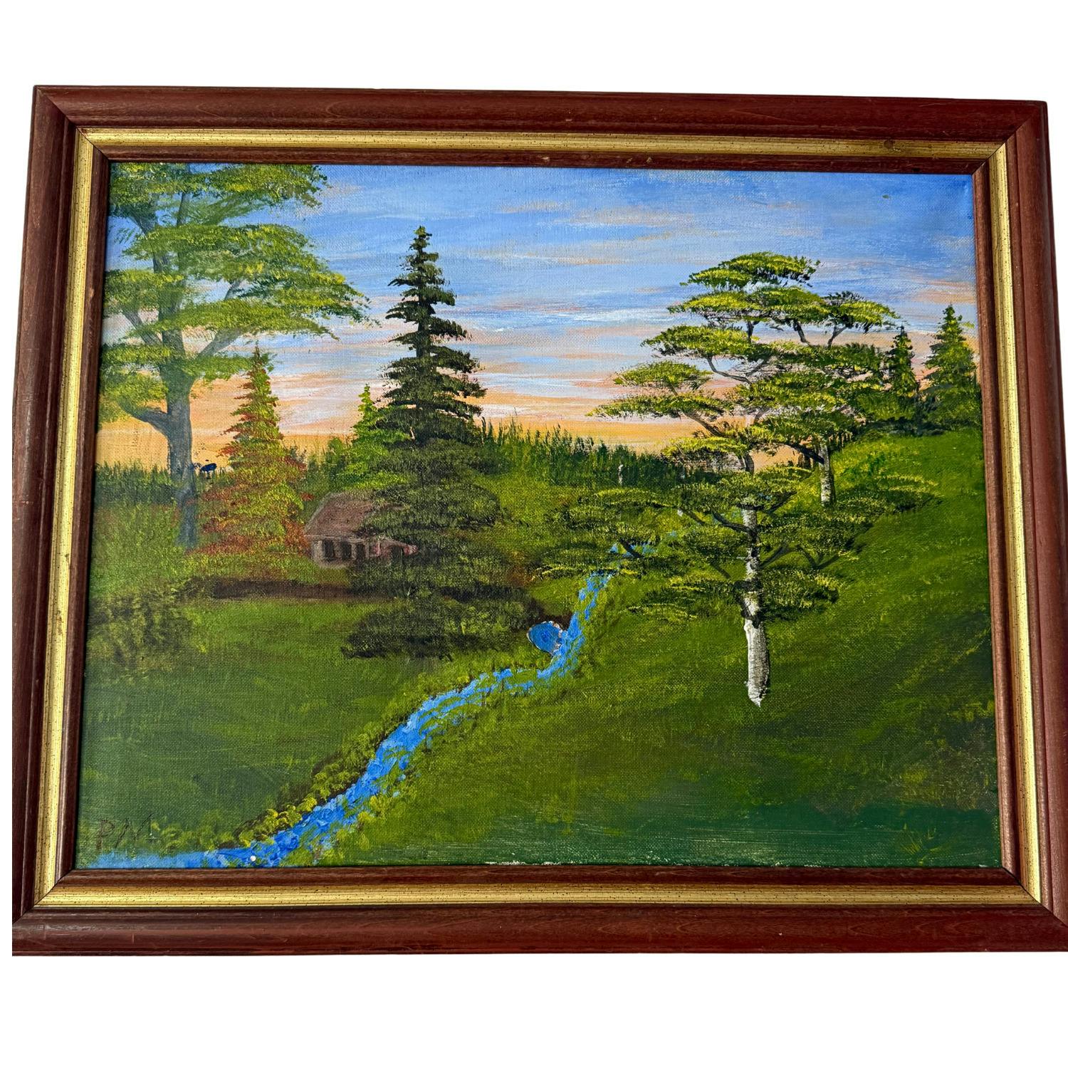 PM PAINTINGS CABIN IN THE WOODS REC