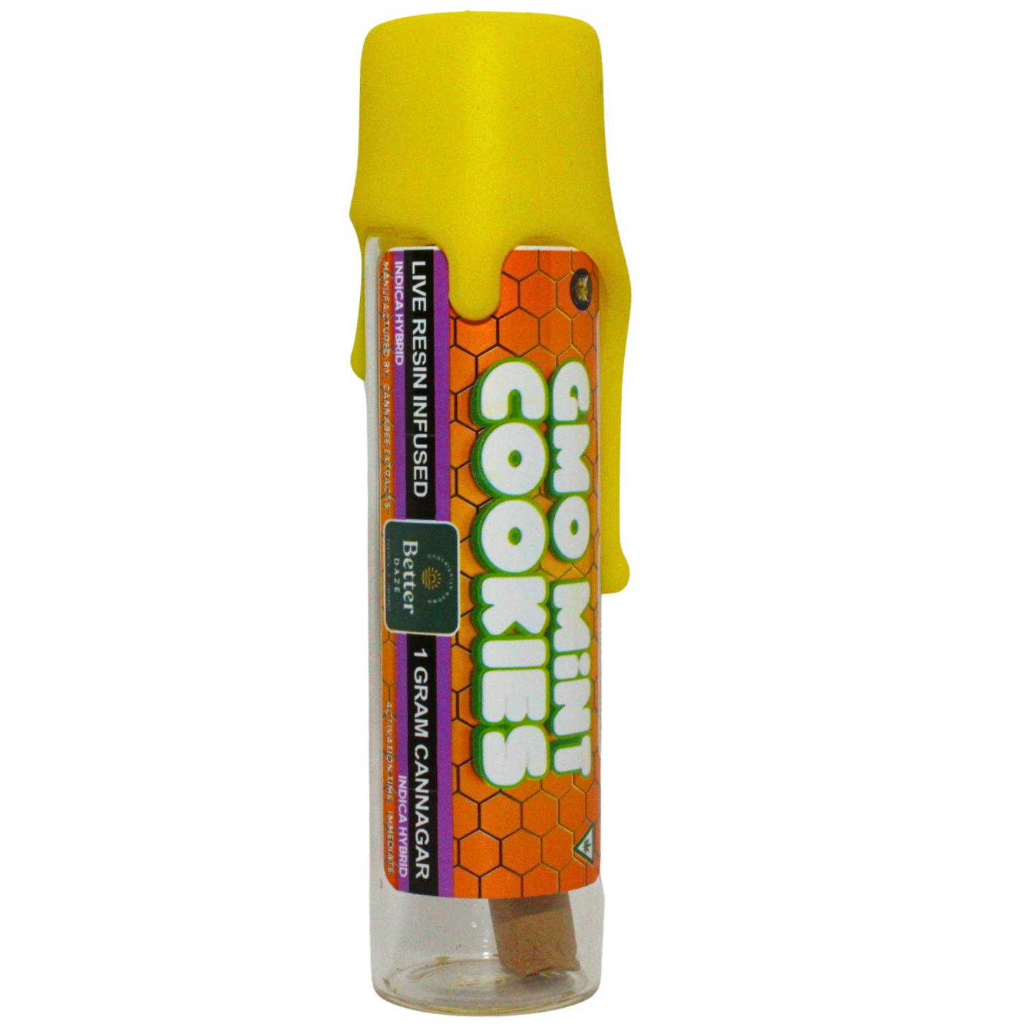 CANNABEE EXTRACTS GMO MINT COOKIES 1G LIVE RESIN CANNAGAR REC