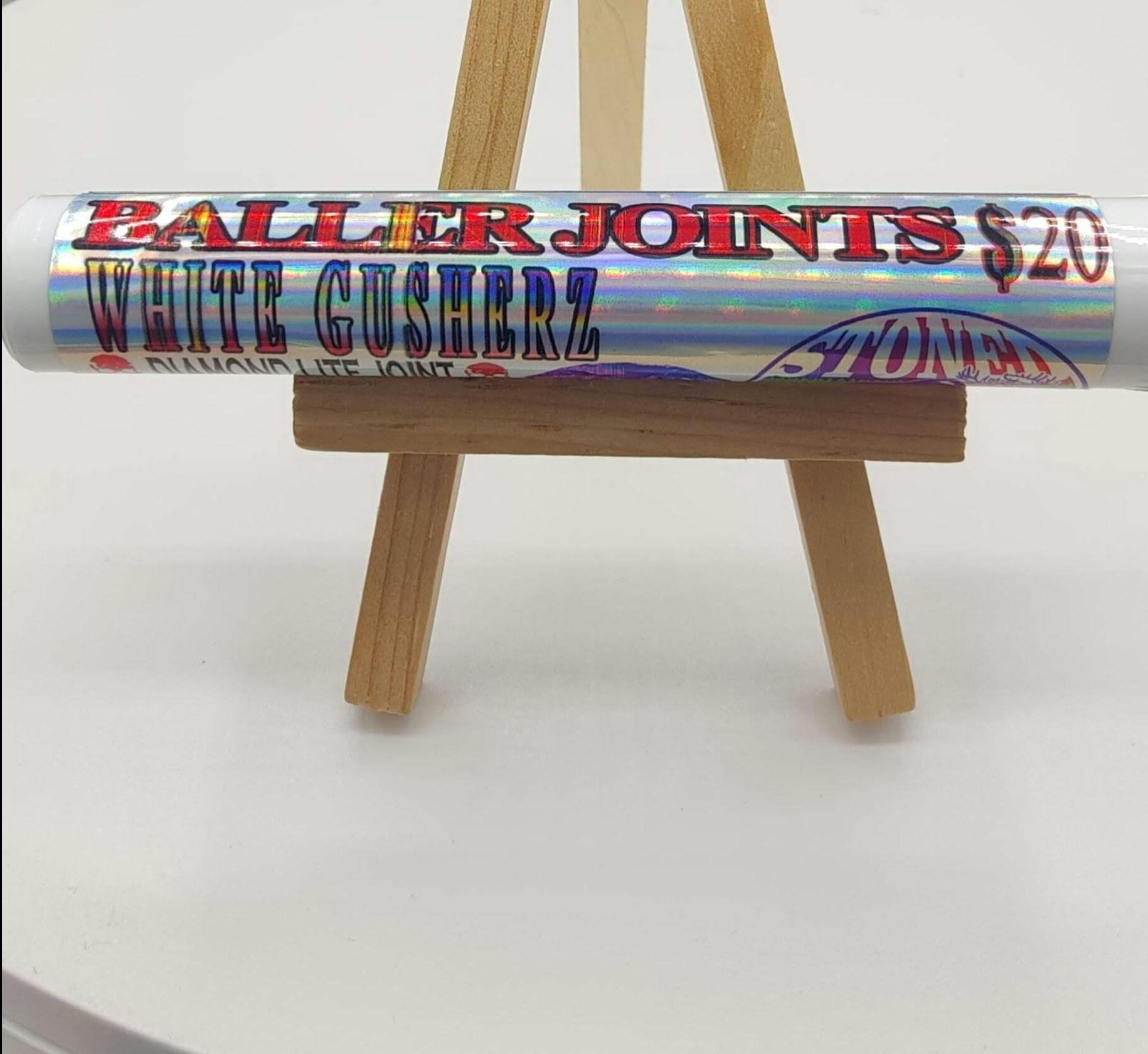 White Gushers .75g Diamond Lite Baller Joint