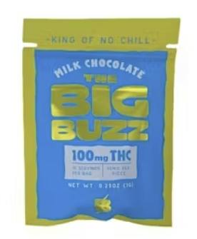 All That Chocolate | The Big Buzz Milk Chocolate Bar | 100mg THC at Happy Goat Dispensary