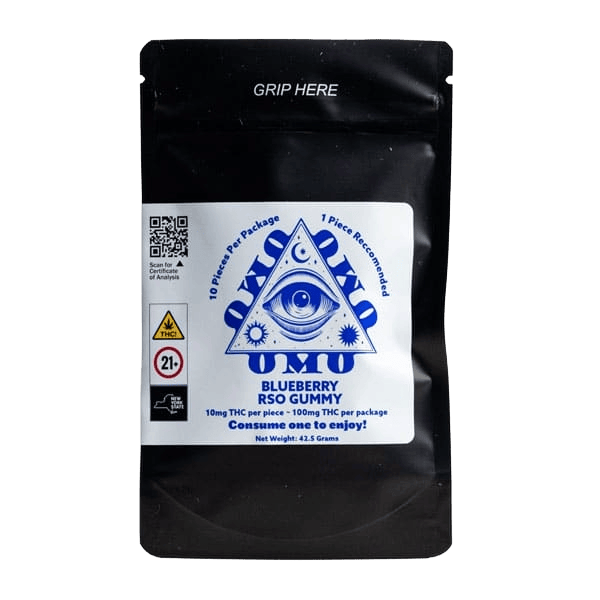 OMO | RSO Blueberry Gummies | 10pk | 100mg