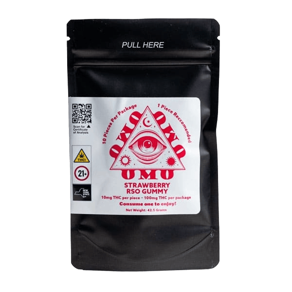 OMO | DSO Strawberry Gummies | 10pk | 100mg