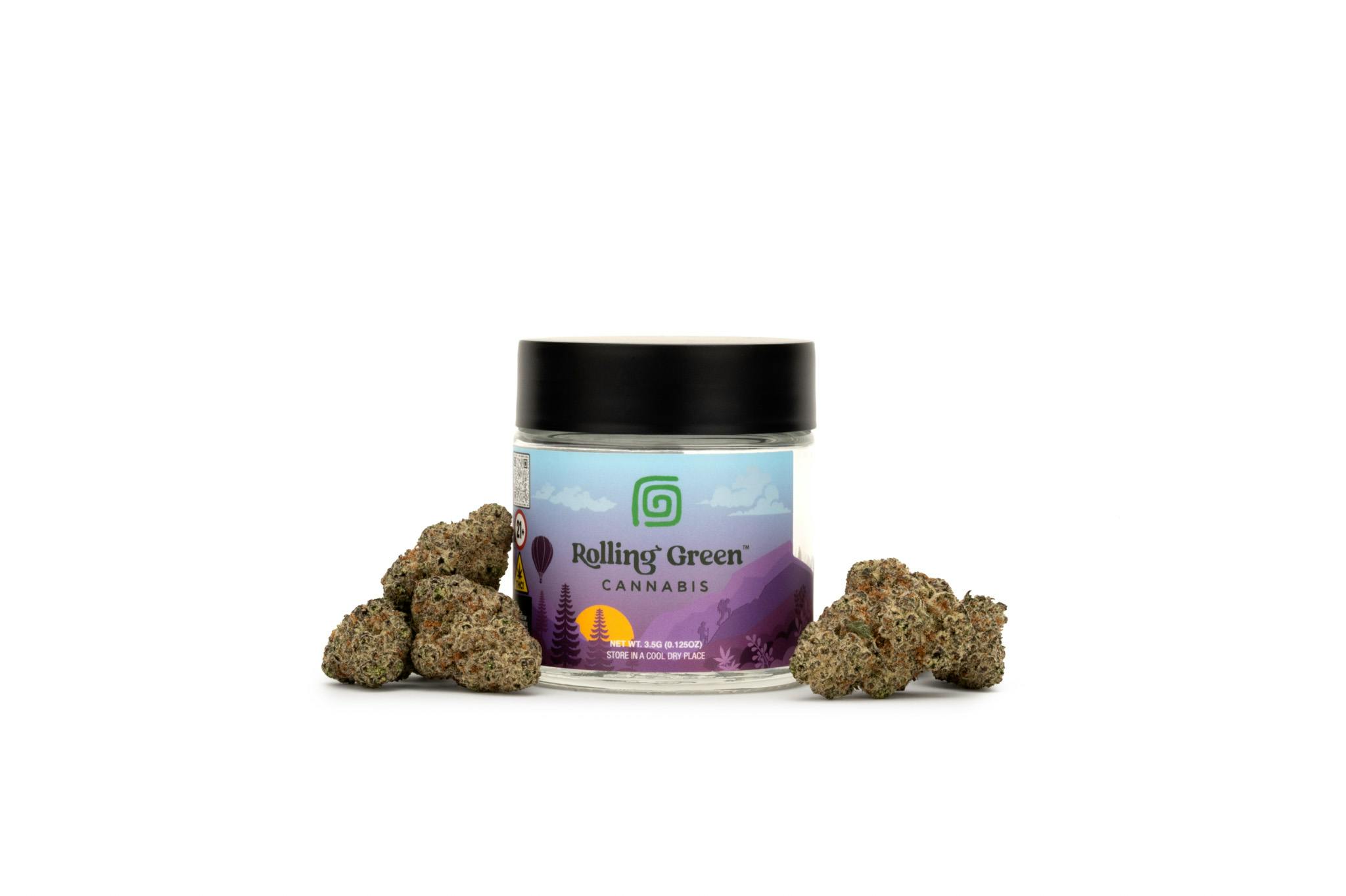 Rolling Green | Platinum Z Flower | 3.5g