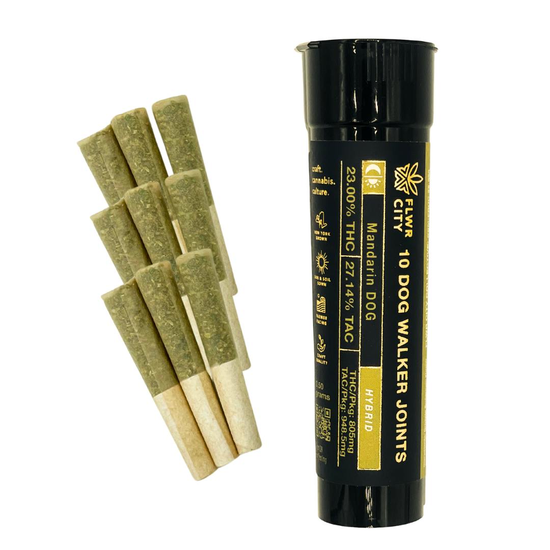 FLWR City | Mandarin DOG Dogwalker Prerolls | 10pk | 3.5g