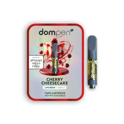 dompen™ & Koa - Cherry Cheesecake Live Resin Cartridge - 1 g