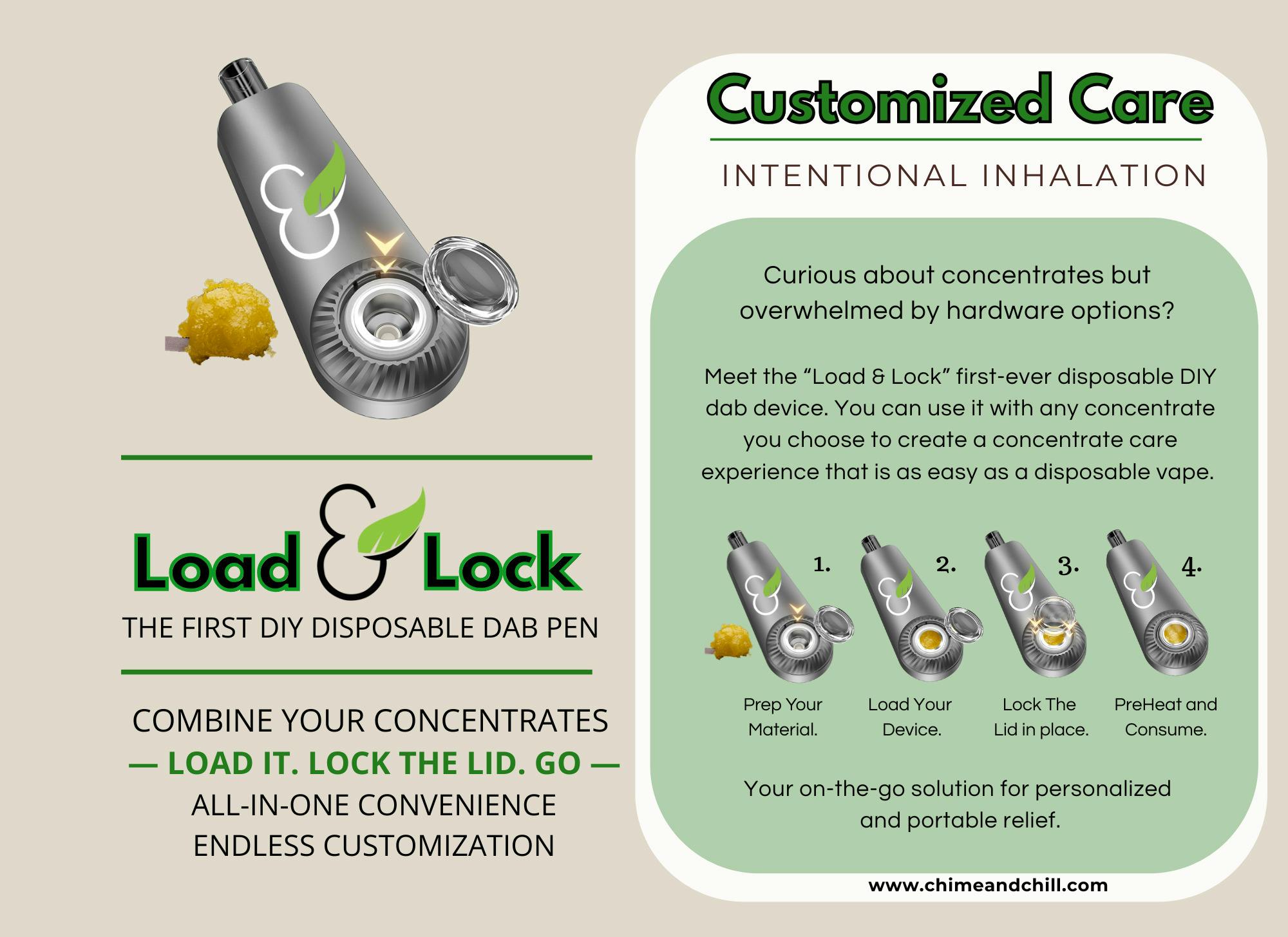 Load & Lock Disposable Dab Pen
