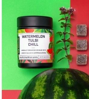 Super Naturals | Edibles | Watermelon Tulsi Chill | THC | CBD|10mg Per Gummy 10PK