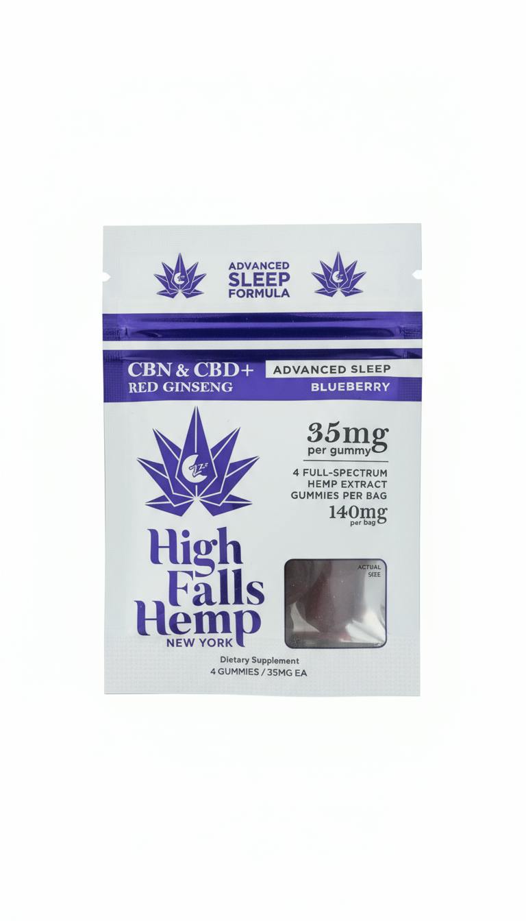 High Fall Hemp | Hemp Edibles | Blueberry (Advance Sleep) | 4pk