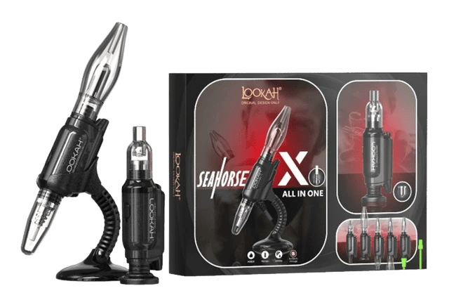 LOOKAH | SEAHORSE X ALL IN 1 VAPORIZER - BLACK