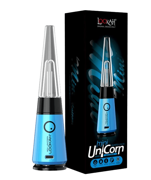 LOOKAH | UNICORN MINI DAB RIG - BLUE