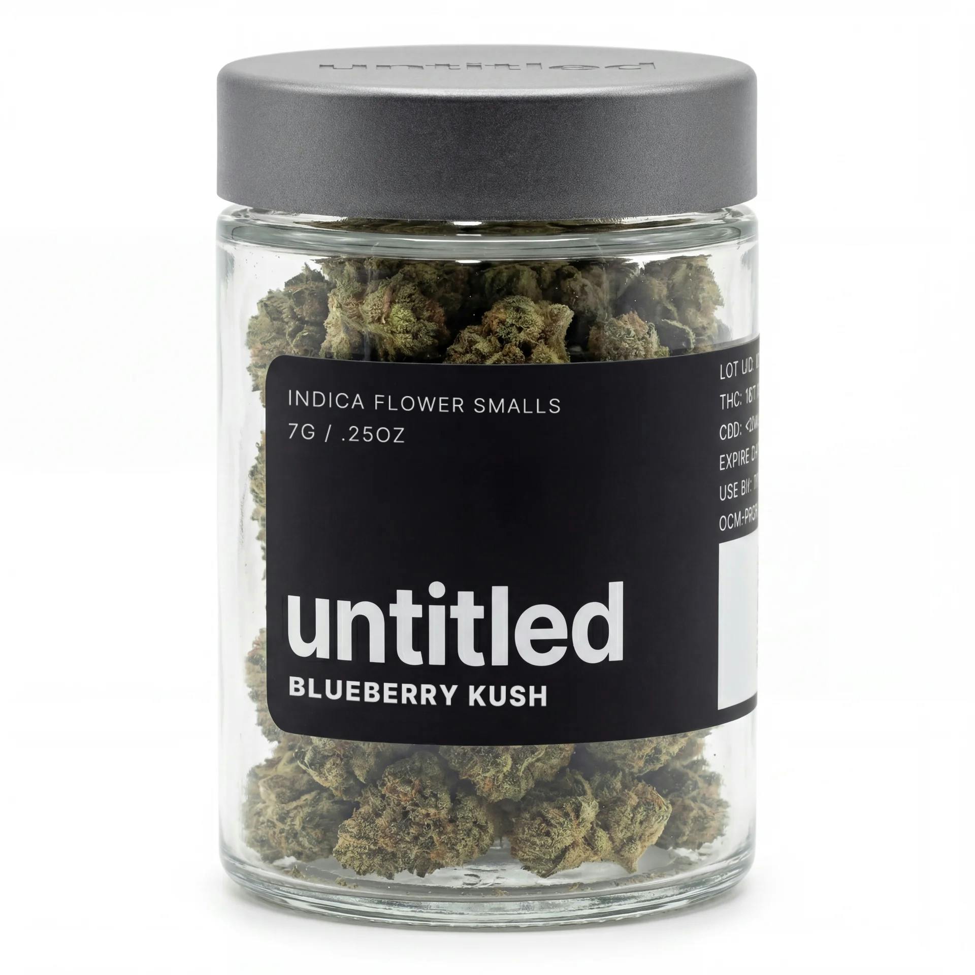 Untitled | Blueberry Kush (Greenhouse) Smalls | 7G Flower