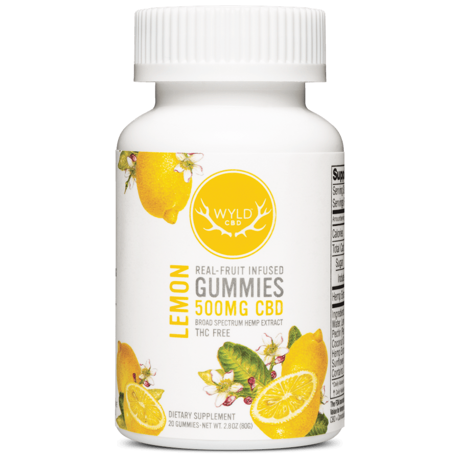 WYLD | Lemon CBD Gummies | 20ct by WYLD
