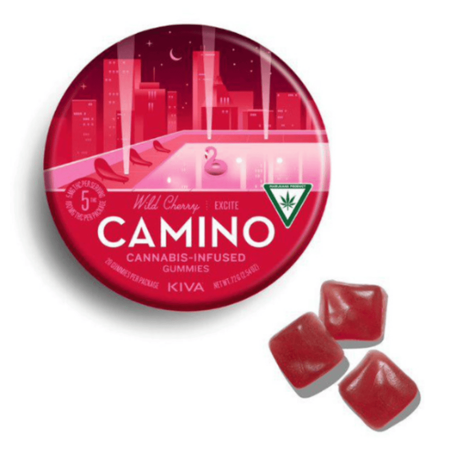 Camino Wild Cherry Excite Gummies - REC