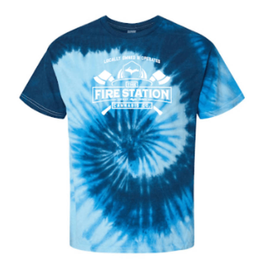 TFS Ocean Blue Tie Dye T-Shirt Medium