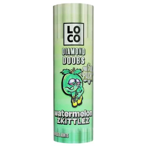 LOCO Watermelon Zkittlez Infused Pre-Rolls 5 Pack 5g